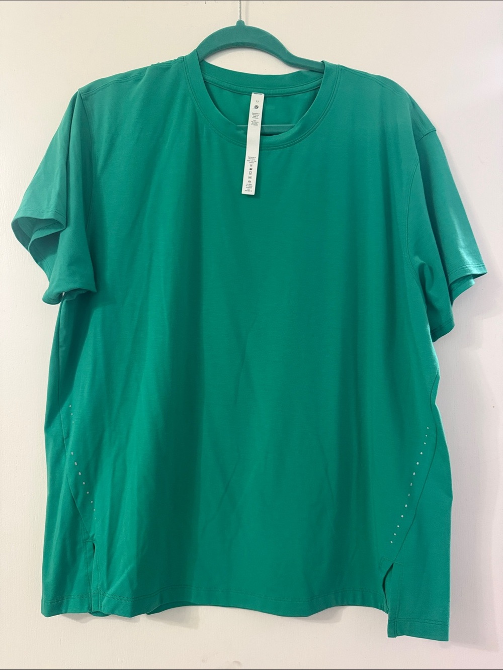 Lululemon Relaxed Fit Running Shirt Green Women’s 12